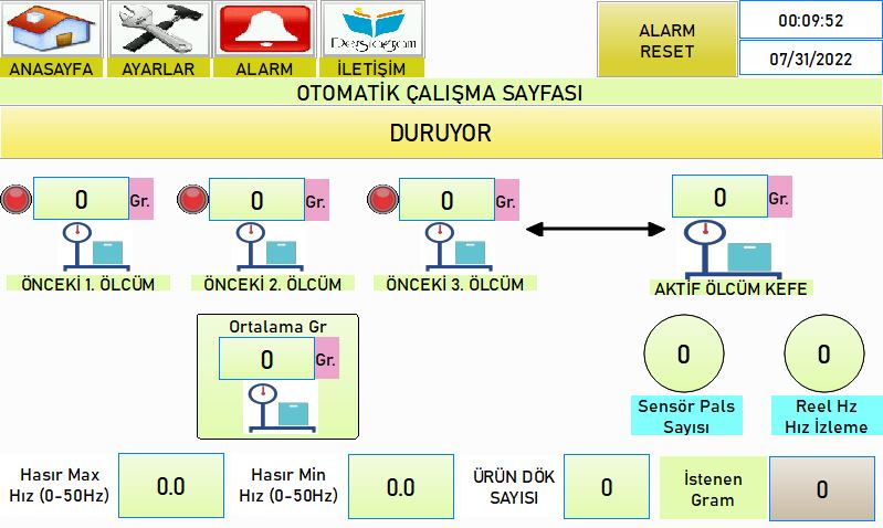 Strayngarn Makine Kefe Otomasyonu