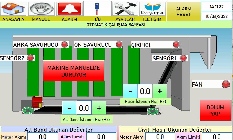 UMG Makina Baks Odası Otomasyonu